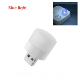USB Plug Lamp Night Light Applicable for Computer Mobile Power USB Small Round Light LED Eye Protection Reading Light