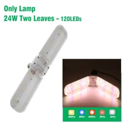 24W 36W 48W LED Grow Light E27 Foldable Phyto Lamp Full Spectrum SMD2835 Bulb for Indoor Plants Bloom Flowering Grow Lamp Garden