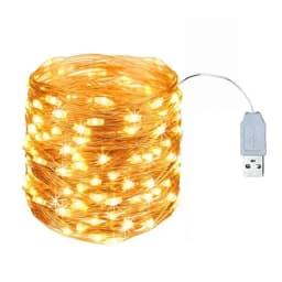 Copper Wire USB LED String Lights Garland Fairy String Light for Holiday Christmas Wedding Party Garden Patio Lights Decoration