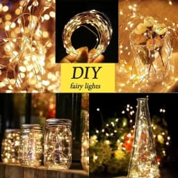 Copper Wire USB LED String Lights Garland Fairy String Light for Holiday Christmas Wedding Party Garden Patio Lights Decoration