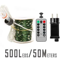 10-200m LED String Lights Waterproof Fairy Garland with Remote Outdoor Christmas Tree Street Garden Wedding Party Decor