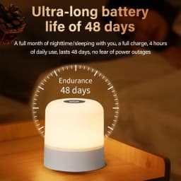 GGbingo 16 Colors LED Table Lamp - Touch & Remote Control Dimmable Rechargeable Bedside Night Lamp for Room Decor
