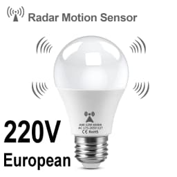 Bathroom / Doorway Night Light Smart Motion Dtection Sensor Lights for Home Decoration 85-265V Radar Sensor Bedroom Night Lamp