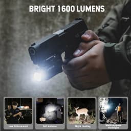SOFIRN PL09 Tactical Flashlight SST40 LED Light 1600lm Rechargeable Lightweight High Lumen with Strobe Mode