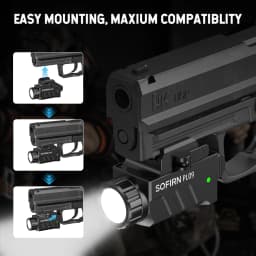 SOFIRN PL09 Tactical Flashlight SST40 LED Light 1600lm Rechargeable Lightweight High Lumen with Strobe Mode