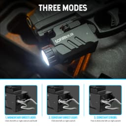 SOFIRN PL09 Tactical Flashlight SST40 LED Light 1600lm Rechargeable Lightweight High Lumen with Strobe Mode