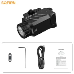 SOFIRN PL09 Tactical Flashlight SST40 LED Light 1600lm Rechargeable Lightweight High Lumen with Strobe Mode