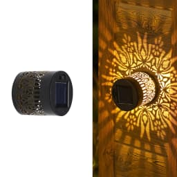 Solar Mandala Fence Wall Lights Garden Decoration Party Courtyard Decoration Solar Garden Light Garden Patio Walkway Decor