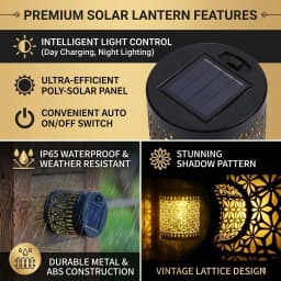 Solar Mandala Fence Wall Lights Garden Decoration Party Courtyard Decoration Solar Garden Light Garden Patio Walkway Decor