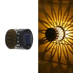 Solar Mandala Fence Wall Lights Garden Decoration Party Courtyard Decoration Solar Garden Light Garden Patio Walkway Decor