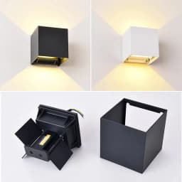 Motion Sensor Outdoor LED Wall Light LED Wall Sconce Square Waterproof IP65 Porch Garden Wall Lamp Exterior Lighting Fixture