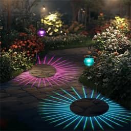 Led Solar Floating Lamp Swimming Pool Ball Solar Panel Powered Pond Drift Waterproof Glow Show Disco Color Changing light