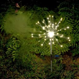 Solar Lights for Outdoor Garden LED Dandelion Lighting Stake Solar Firework Light for Lawn Decor Solar Garden Light