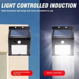 20/30/48LED Solar Lights Outdoor 3 Mode Waterproof Motion Sensor Security Lighting LED Wall Street Lamp for Garden Porch Light