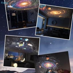 ☭USB Starry Sky Projector Light 8 Starry Sky Projections Photo Background Decoration Light Room Night Light