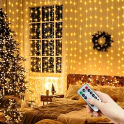 6x3M/3x3m Ramadan Decoration Curtain Garland on The Window USB Power Fairy Lights Festoon with Remote Garland Led Lights Decor