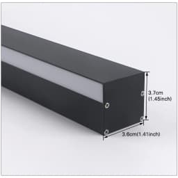 Nordic LED Lighting Wall Lamp IP65 Garden Aluminum Strip Wall Lamp Outdoor Waterproof Modern Strip 85-256v Outdoor Decoration