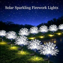 Outdoor Decoration Light Solar Firework Lights Waterproof Sparkles Landscape Fairy Light Garden Lights Yard Patio Pathway
