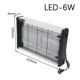 Wall-Mounted UV Mosquito Killer Lamp, Rechargeable Electric Shock Insect Killer for Indoor & Outdoor, Noiseless Pest Control