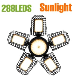 350W E27/E26 LED Growing Lamp Full Spectrum Foldable Plant Fill Lighting For Greenhouse Flower Vegetable Cultivation Hydroponics