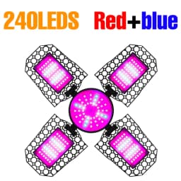 350W E27/E26 LED Growing Lamp Full Spectrum Foldable Plant Fill Lighting For Greenhouse Flower Vegetable Cultivation Hydroponics
