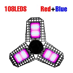 350W E27/E26 LED Growing Lamp Full Spectrum Foldable Plant Fill Lighting For Greenhouse Flower Vegetable Cultivation Hydroponics
