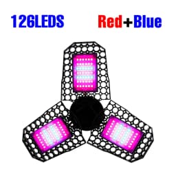 350W E27/E26 LED Growing Lamp Full Spectrum Foldable Plant Fill Lighting For Greenhouse Flower Vegetable Cultivation Hydroponics