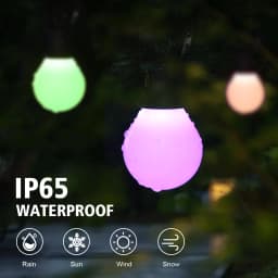 Smart G40 LED Bulb String Light 15M/30M Christmas Festoon USB Fairy Lights Garland For Room Outdoor Garden Camping Wedding Decor