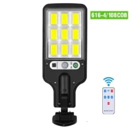 LED Outdoor Solar Lights 30/72/108COB Courtyard Waterproof Wall Lamp Motion Sensor Garden Terrace Garage Door Street Lamp
