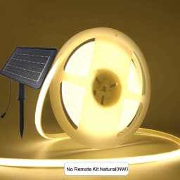 1.3W/2.8W/6W/13W Solar COB LED Strip Light With Remote Dimmable Adhesive Tape Waterproof 3000K 4000K 6000K Indoor Outdoor Decor