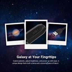 Moon Earth Starry Sky Projection Night Light USB Remote Controlled Ceiling Lamp for Kids Bedroom Romantic Home Atmosphere