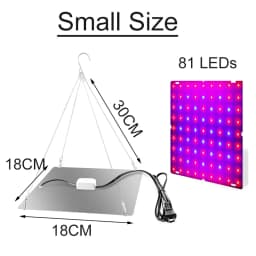 LED Plant Grow Light 81/169 Beads Full Spectrum Hydroponic Growing Lamp Plants Phyto Veg Flower Indoor Ultrathin Panel Phytolamp