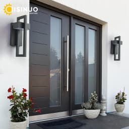 Waterproof Outdoor LED Wall Lighting Retro Vintage Black Color 10W for Garden Porch Sconce Street Light 96V220V Sconce Luminaire