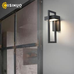Waterproof Outdoor LED Wall Lighting Retro Vintage Black Color 10W for Garden Porch Sconce Street Light 96V220V Sconce Luminaire