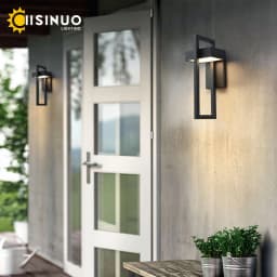 Waterproof Outdoor LED Wall Lighting Retro Vintage Black Color 10W for Garden Porch Sconce Street Light 96V220V Sconce Luminaire