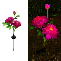 3-7 Heads Solar Lights Outdoor Decorative Solar Dandelion Garden Lights Rose Flower Lawn Lamp for Yard Patio Garden Decor