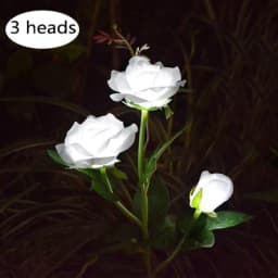 3-7 Heads Solar Lights Outdoor Decorative Solar Dandelion Garden Lights Rose Flower Lawn Lamp for Yard Patio Garden Decor