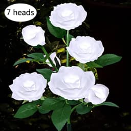 3-7 Heads Solar Lights Outdoor Decorative Solar Dandelion Garden Lights Rose Flower Lawn Lamp for Yard Patio Garden Decor