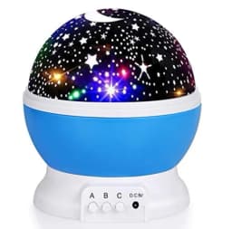GGbingo Night Lamp Projector Starry Sky Night Light Lamp Decor Rotating Starry Nursery Moon Galaxy Projector Table Light