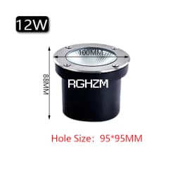 IP67 Waterproof Led Light Garden Underground 3W 5W 10W 15W Outdoor Buried Garden Path Spot Recessed Inground Lighting 220V DC12V