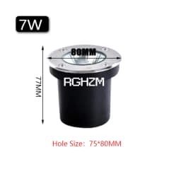 IP67 Waterproof Led Light Garden Underground 3W 5W 10W 15W Outdoor Buried Garden Path Spot Recessed Inground Lighting 220V DC12V
