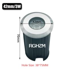 IP67 Waterproof Led Light Garden Underground 3W 5W 10W 15W Outdoor Buried Garden Path Spot Recessed Inground Lighting 220V DC12V