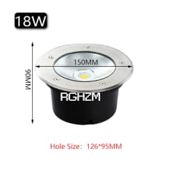 IP67 Waterproof Led Light Garden Underground 3W 5W 10W 15W Outdoor Buried Garden Path Spot Recessed Inground Lighting 220V DC12V