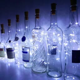 1/2/3M LED Wine Bottle Cork String Lights Holiday Decoration Garland Wine Bottle Fairy Light Christmas Copper Wire String Lights