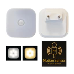 1/2pcs Wireless LED Night Light Motion Sensor EU Plug Children's Nights Light Night Lamp For Home Bedsides Table Bedroom Hallway