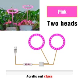 LED Phytolamp Indoor Grow Lights Full Spectrum Hydroponics Plant Lamp For Flower Seeds Cultivation DC5V USB LED Growth Light