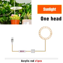 LED Phytolamp Indoor Grow Lights Full Spectrum Hydroponics Plant Lamp For Flower Seeds Cultivation DC5V USB LED Growth Light