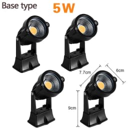 4Pcs LED Garden Lighting 5W 10W Outdoor Spike Lawn Lamp Waterproof Terrace Garden Decoration Path Spotlights AC220V 110V DC12V