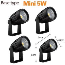 4Pcs LED Garden Lighting 5W 10W Outdoor Spike Lawn Lamp Waterproof Terrace Garden Decoration Path Spotlights AC220V 110V DC12V