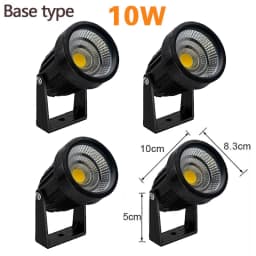 4Pcs LED Garden Lighting 5W 10W Outdoor Spike Lawn Lamp Waterproof Terrace Garden Decoration Path Spotlights AC220V 110V DC12V